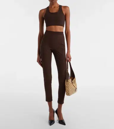 Gucci GG jersey jacquard sports bra | Thumbnail 4
