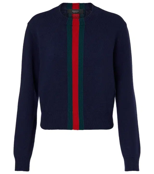 Web Stripe wool sweater