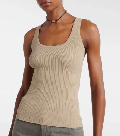 Max Mara Ribbed-knit tank top | Thumbnail 5