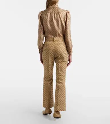 Gucci GG Canvas flared pants | Thumbnail 2