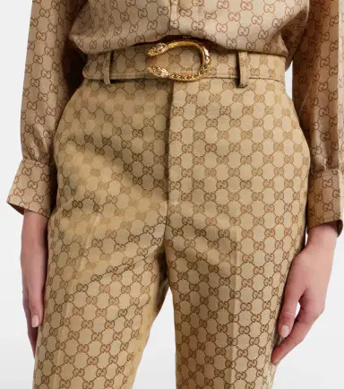 Gucci GG Canvas flared pants | Thumbnail 5