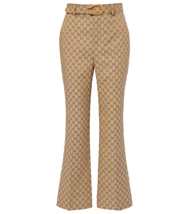GG Canvas flared pants