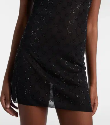 Gucci GG embellished minidress | Thumbnail 4