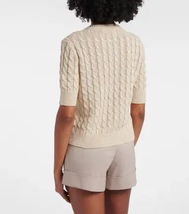 Max Mara Talamo cable-knit linen sweater | Thumbnail 5