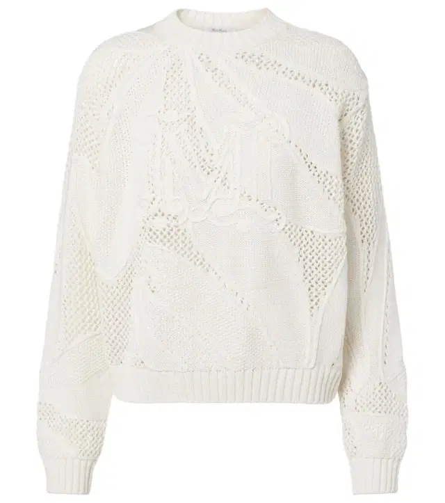 Max Mara Salvo open-knit cotton sweater