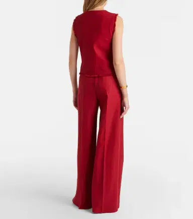 Max Mara Rito cotton wide-leg pants | Thumbnail 4