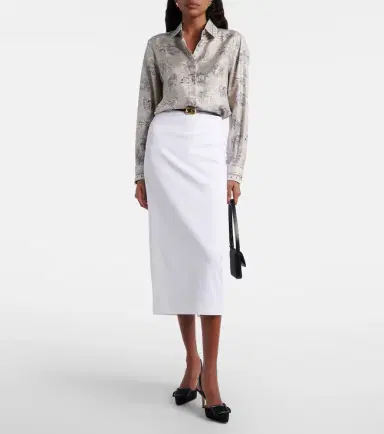 Max Mara Piuma jersey pencil skirt | Thumbnail 2