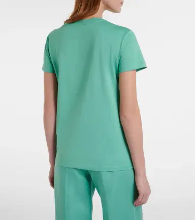 Max Mara Papaia embroidered cotton jersey T-shirt | Thumbnail 2