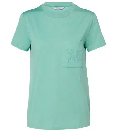 Max Mara Papaia embroidered cotton jersey T-shirt | Thumbnail 1