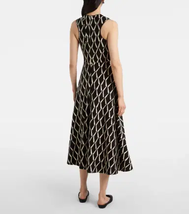 Max Mara Lampara cotton-blend midi dress | Thumbnail 6