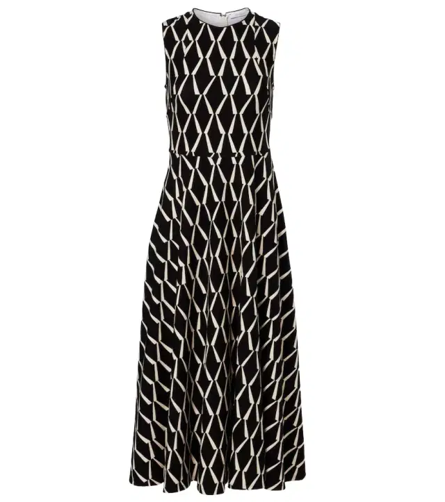 Max Mara Lampara cotton-blend midi dress