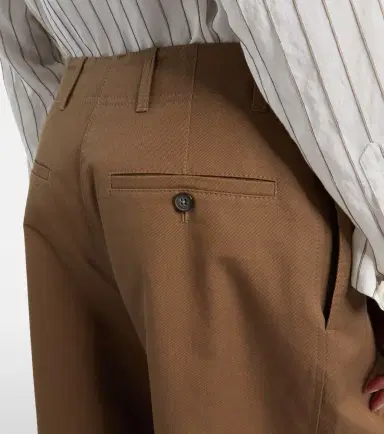 Toteme Pleated cotton wide-leg pants | Thumbnail 2