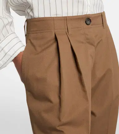 Toteme Pleated cotton wide-leg pants | Thumbnail 5