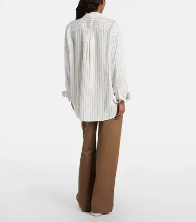 Toteme Pleated cotton wide-leg pants | Thumbnail 6