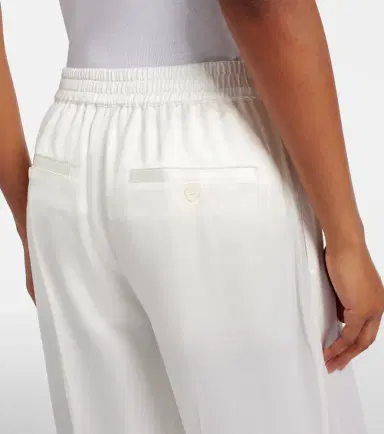 Toteme Cropped satin wide-leg pants | Thumbnail 4