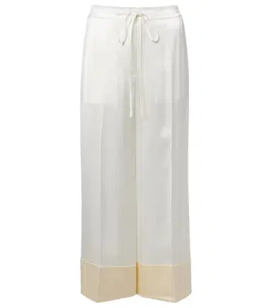 Toteme Cropped satin wide-leg pants | Thumbnail 1