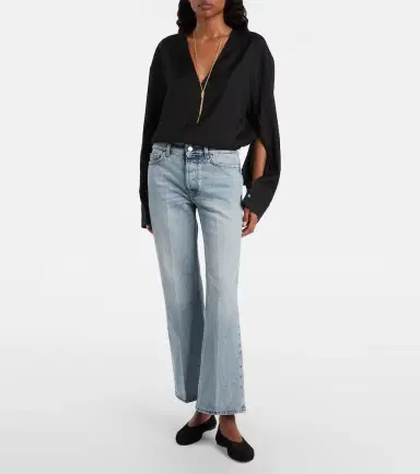 TOTEME Kick cropped flared jeans | Thumbnail 4