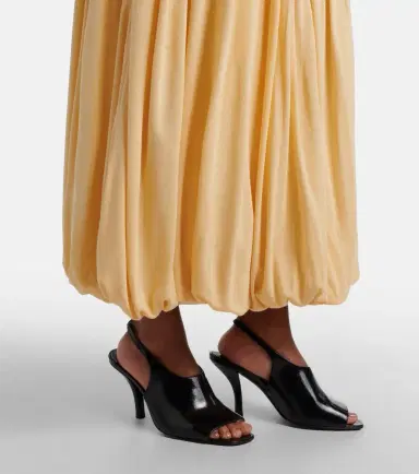 Toteme Gathered jersey midi skirt | Thumbnail 5