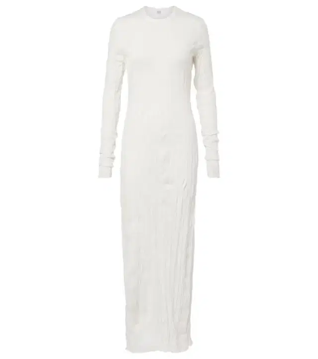 Pleated maxi dress