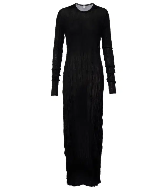 Pleated maxi dress