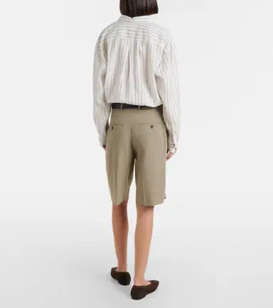 Toteme High-rise Bermuda shorts | Thumbnail 2