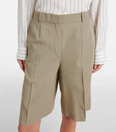 Toteme High-rise Bermuda shorts | Thumbnail 3