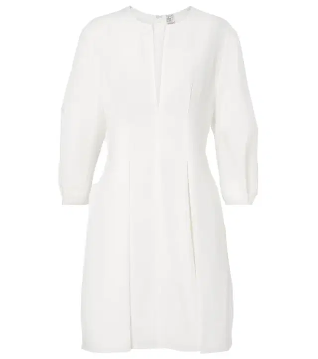 Toteme Pleated cotton minidress