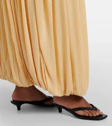 TOTEME Gathered jersey maxi dress | Thumbnail 5 TOTEME Gathered jersey maxi dress | Thumbnail 5