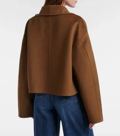 Toteme Signature cropped wool doublé jacket | Thumbnail 2