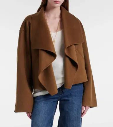 Toteme Signature cropped wool doublé jacket | Thumbnail 5