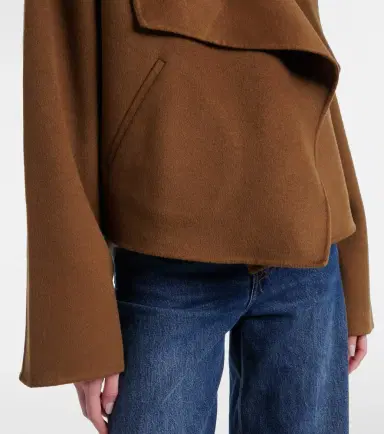 Toteme Signature cropped wool doublé jacket | Thumbnail 6