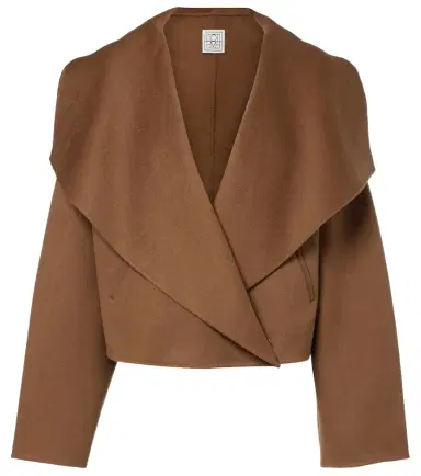 Toteme Signature cropped wool doublé jacket | Thumbnail 1