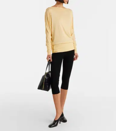 Toteme Draped jersey top | Thumbnail 2