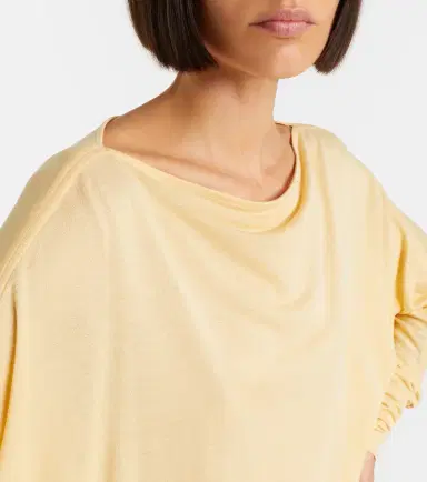 Toteme Draped jersey top | Thumbnail 5