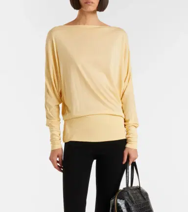Toteme Draped jersey top | Thumbnail 7
