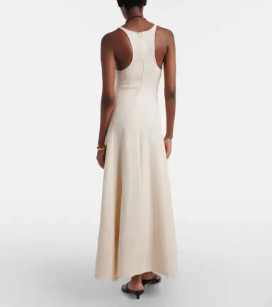 Toteme Cotton tweed maxi dress | Thumbnail 3