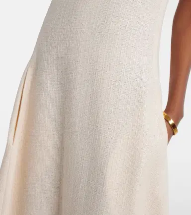 Toteme Cotton tweed maxi dress | Thumbnail 4