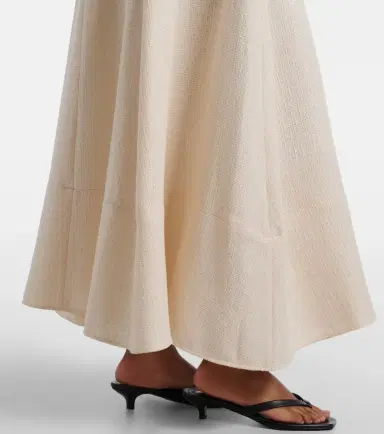 Toteme Cotton tweed maxi dress | Thumbnail 6
