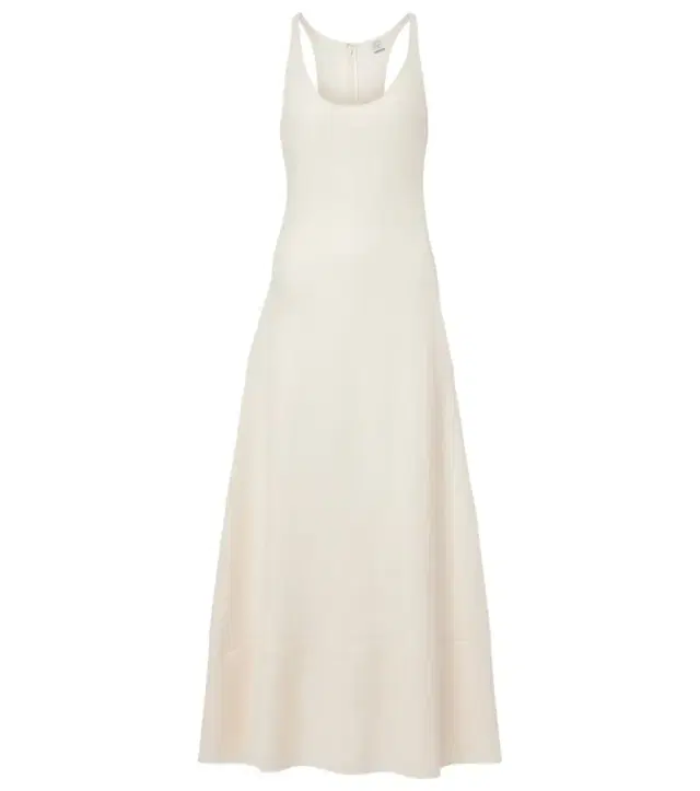Cotton tweed maxi dress