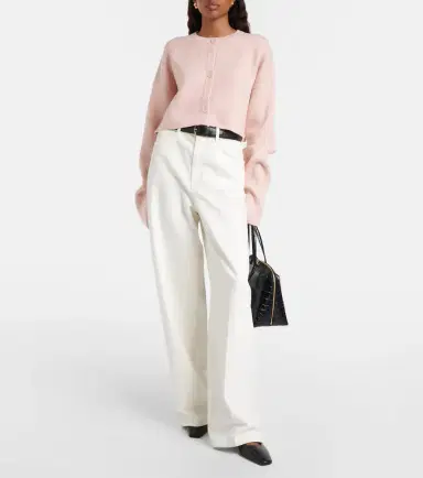 Toteme Cropped wool-blend cardigan | Thumbnail 2