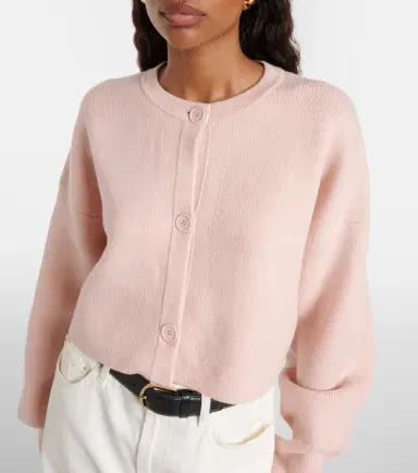 Toteme Cropped wool-blend cardigan | Thumbnail 4
