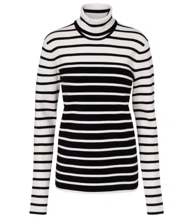 TOTEME Striped wool-blend turtleneck sweater | Thumbnail 1 TOTEME Striped wool-blend turtleneck sweater | Thumbnail 1