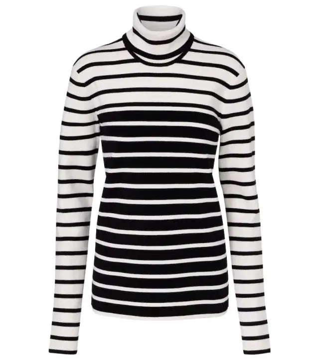 Toteme Striped wool-blend turtleneck sweater