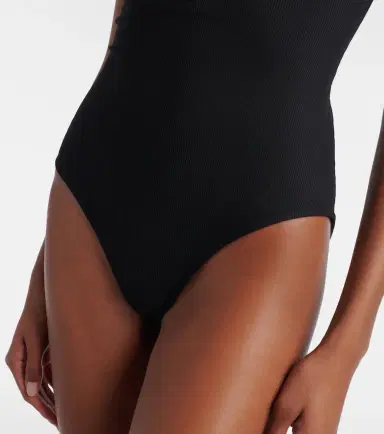 TOTEME Ribbed-knit bandeau swimsuit | Thumbnail 5 TOTEME Ribbed-knit bandeau swimsuit | Thumbnail 5