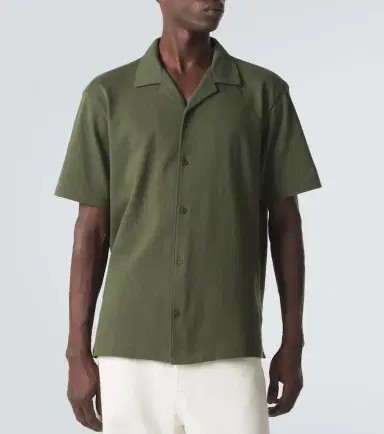 Sunspel Riviera cotton mesh polo shirt | Thumbnail 3
