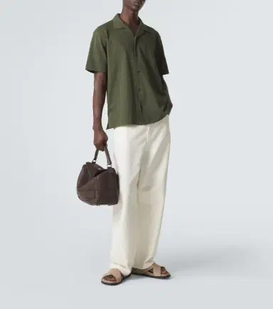 Sunspel Riviera cotton mesh polo shirt | Thumbnail 4