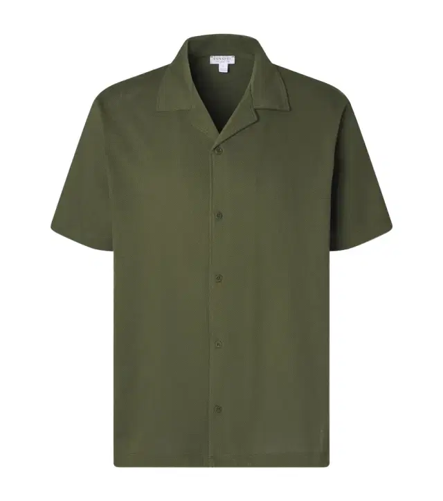 Riviera cotton mesh polo shirt