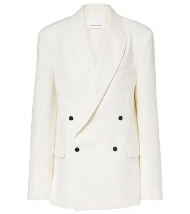 The Frankie Shop Newark double-breasted blazer | Thumbnail 1 The Frankie Shop Newark double-breasted blazer | Thumbnail 1