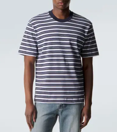 Sunspel Striped cotton jersey T-shirt | Thumbnail 2