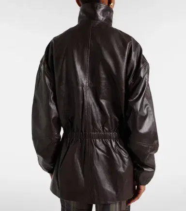 The Frankie Shop Carnaby leather jacket | Thumbnail 2 The Frankie Shop Carnaby leather jacket | Thumbnail 2